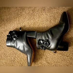 Tory Burch blossom ankle boots